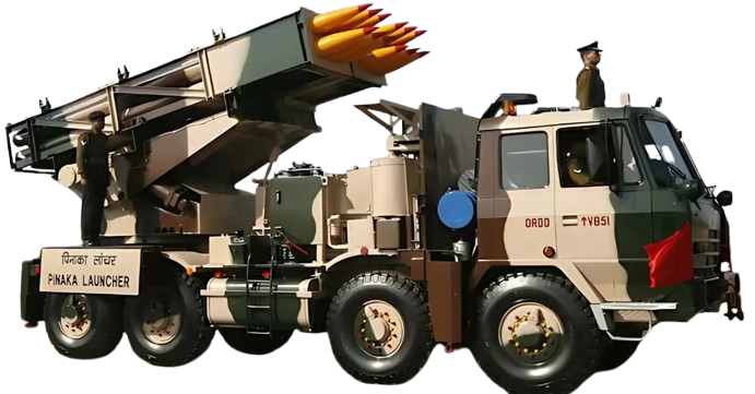Pinaka rocket launcher